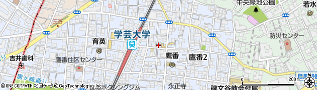 カラオケの鉄人 学芸大学店周辺の地図