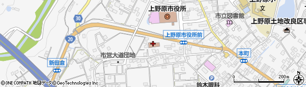 上野原警察署周辺の地図