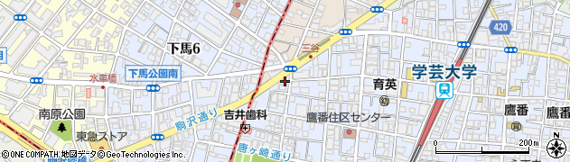 まいばすけっと学大駒沢通り店周辺の地図