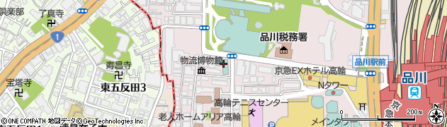 品川東武ホテル周辺の地図