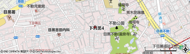 東京都目黒区下目黒周辺の地図