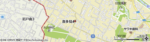 東京都世田谷区喜多見周辺の地図