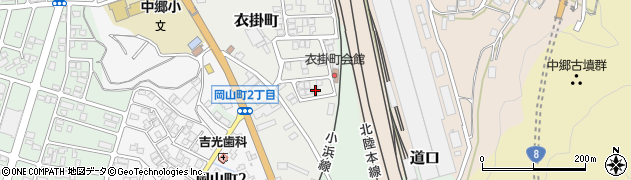 福井県敦賀市衣掛町324周辺の地図