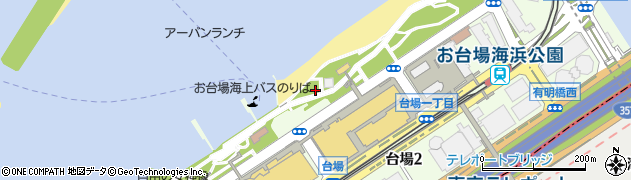 東京都港区台場1丁目4周辺の地図