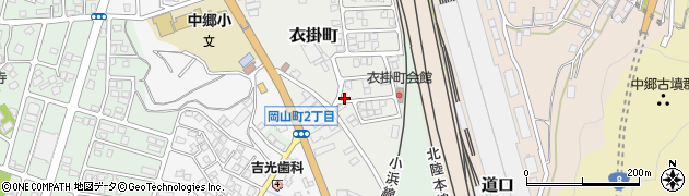 福井県敦賀市衣掛町261周辺の地図