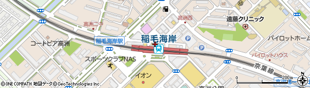 マツモトキヨシ稲毛海岸駅前店周辺の地図