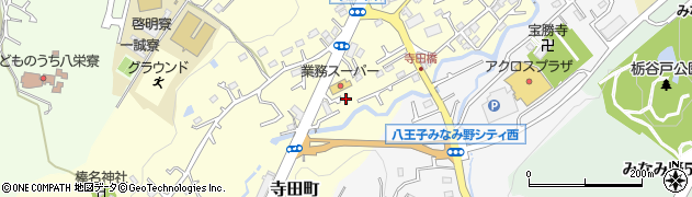 東京都八王子市寺田町249周辺の地図