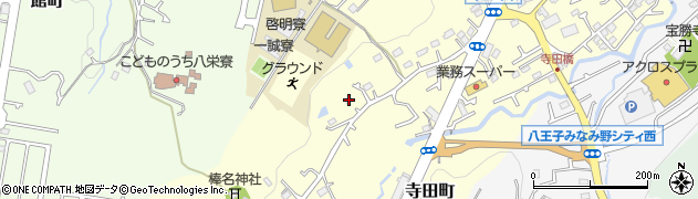東京都八王子市寺田町800周辺の地図