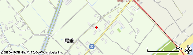 千葉県山武郡横芝光町尾垂3518周辺の地図