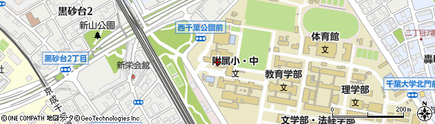 大和屋千葉大学店周辺の地図