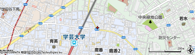 有限会社鷹番町鈴木サイクル周辺の地図
