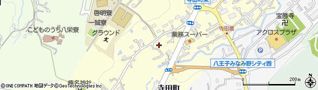 東京都八王子市寺田町224周辺の地図