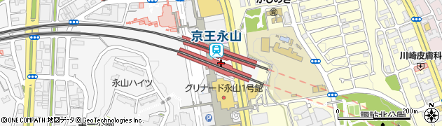 永山駅前歯科クリニック周辺の地図