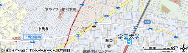 さわやか信用金庫学芸大学駅前支店周辺の地図