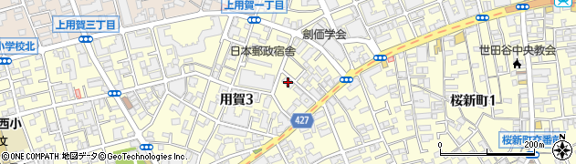 ニチイケアセンター用賀周辺の地図