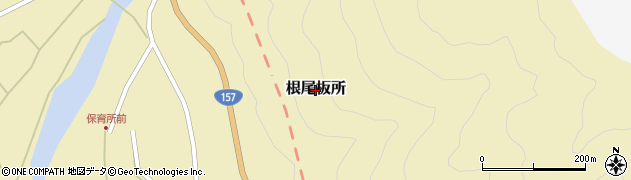 岐阜県本巣市根尾板所周辺の地図
