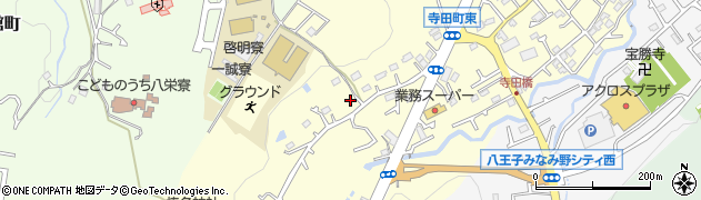東京都八王子市寺田町806周辺の地図