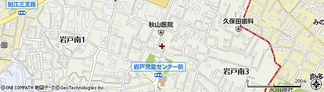 東京都狛江市岩戸南周辺の地図