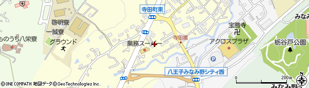 東京都八王子市寺田町254周辺の地図