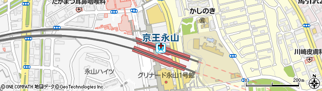 フラワーショップ　京王・永山店周辺の地図