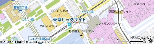 東京都江東区有明周辺の地図