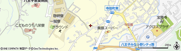 東京都八王子市寺田町162周辺の地図