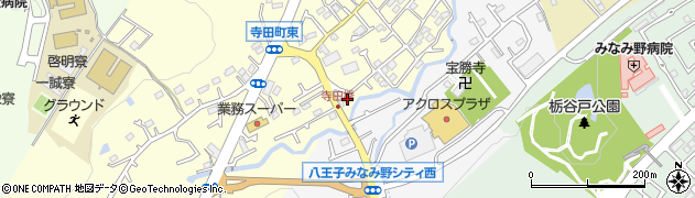 東京都八王子市寺田町264周辺の地図