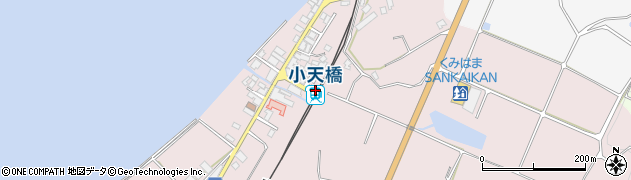京都丹後鉄道 小天橋駅周辺の地図