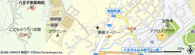 東京都八王子市寺田町167周辺の地図