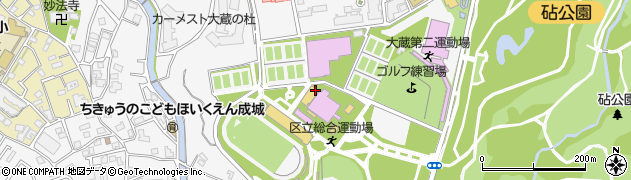 東京都世田谷区大蔵周辺の地図
