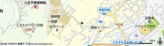 東京都八王子市寺田町161周辺の地図