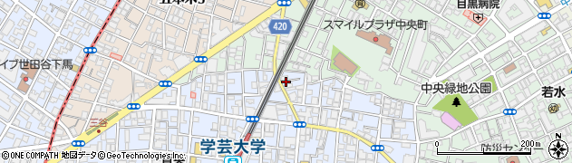 ダスキンメリーメイド目黒店周辺の地図