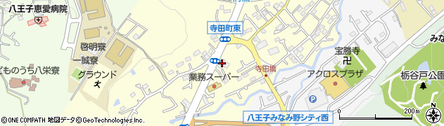 東京都八王子市寺田町191周辺の地図
