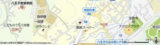 東京都八王子市寺田町168周辺の地図