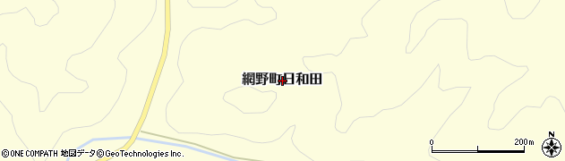 京都府京丹後市網野町日和田周辺の地図