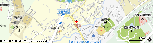 東京都八王子市寺田町65周辺の地図