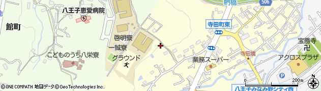 東京都八王子市寺田町816周辺の地図