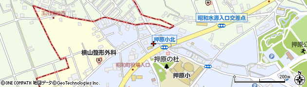 シャトレーゼ　昭和押原店周辺の地図