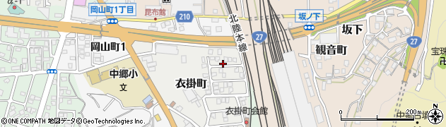 福井県敦賀市衣掛町126周辺の地図