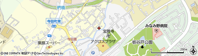 東京都八王子市寺田町15周辺の地図