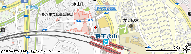やきとり山長 永山駅前店周辺の地図