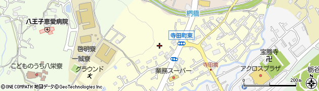 東京都八王子市寺田町156周辺の地図