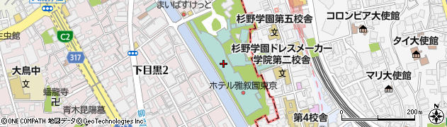 東京都目黒区下目黒1丁目8-1周辺の地図