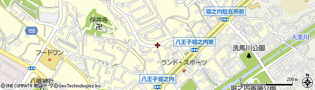 東京都八王子市堀之内周辺の地図