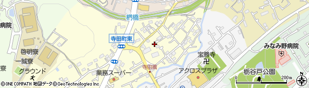 東京都八王子市寺田町73周辺の地図