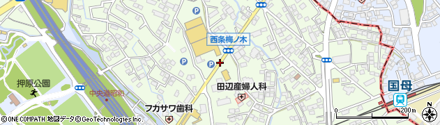 国母駅入口周辺の地図