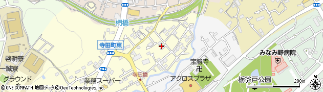 東京都八王子市寺田町44周辺の地図