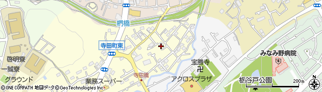 東京都八王子市寺田町43周辺の地図