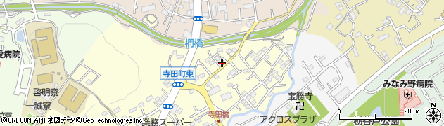 東京都八王子市寺田町101周辺の地図
