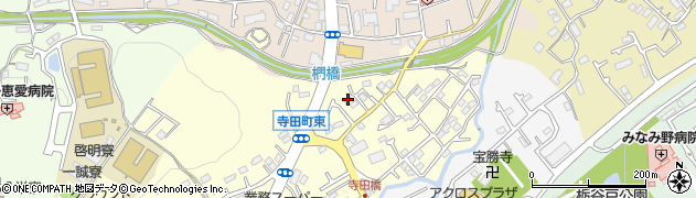 東京都八王子市寺田町111周辺の地図